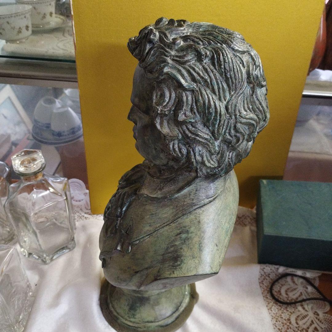 ベートーヴェン ブロンズ 銅像 ハンドメイド 中にシールあり 彫刻 約３５cm
