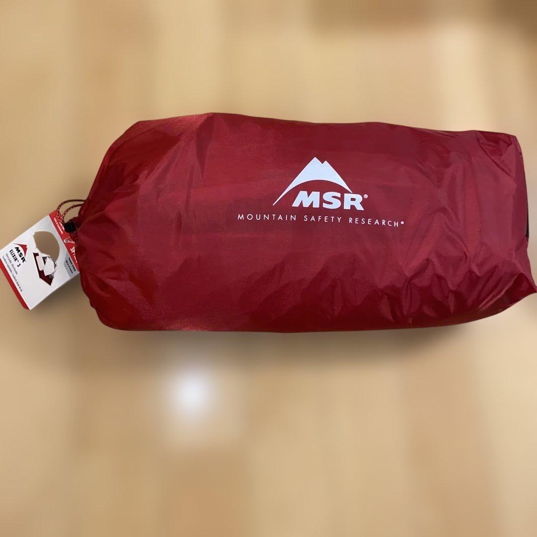 ★MSR エリクサー3 フットプリント付き★新品同様★