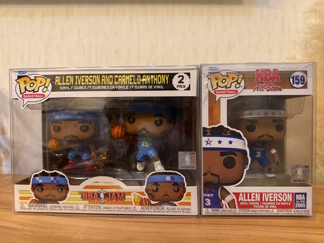 【FUNKO】アレン・アイバーソン&カーメロ2個まとめ売り Iverson