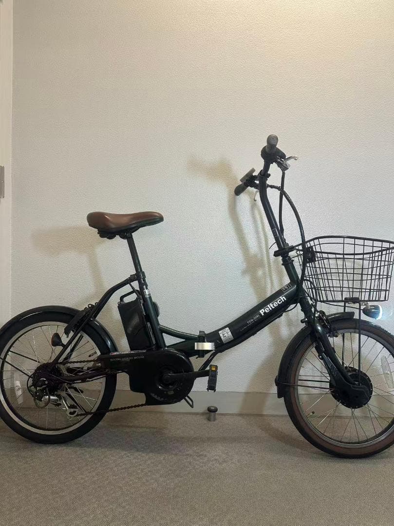『配送可』ＰＥＬＴＥＣＨペルテック ＴＤＮ－２０６Ｌ折りたたみ電動アシスト自転車