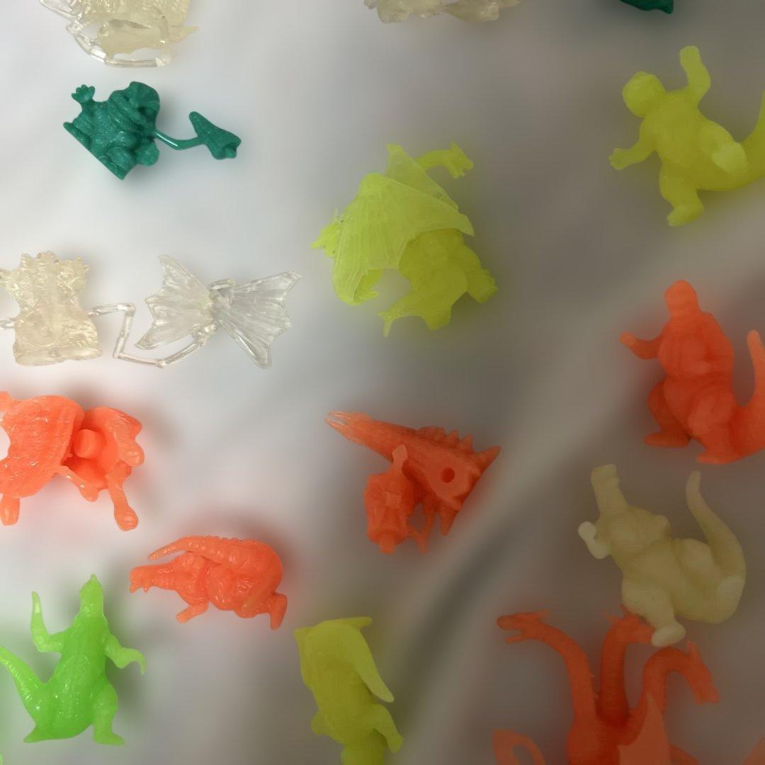 入場プレゼント版 光るゴジラ！60個セット1993東宝 新品未使用