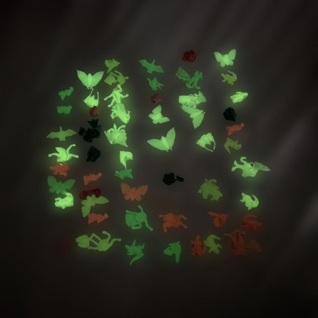 入場プレゼント版 光るゴジラ！60個セット1993東宝 新品未使用