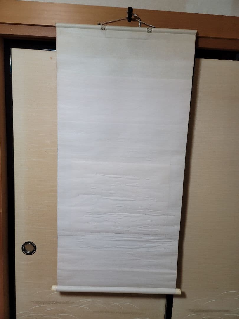 野々内安太郎画伯 軸装 芙蓉