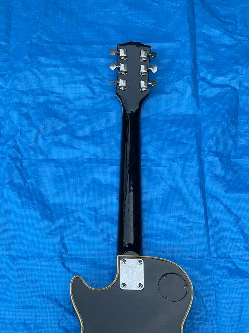 Morris ブラック エレキギター レスポールスタイル　ジャンク