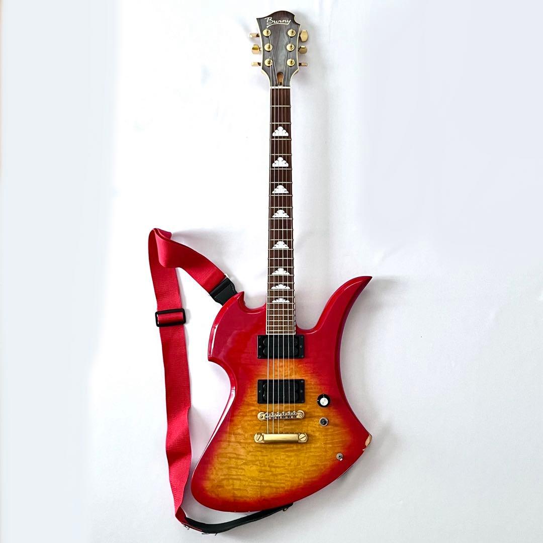 【送料込み】Burny mg-85x hideモデルギター