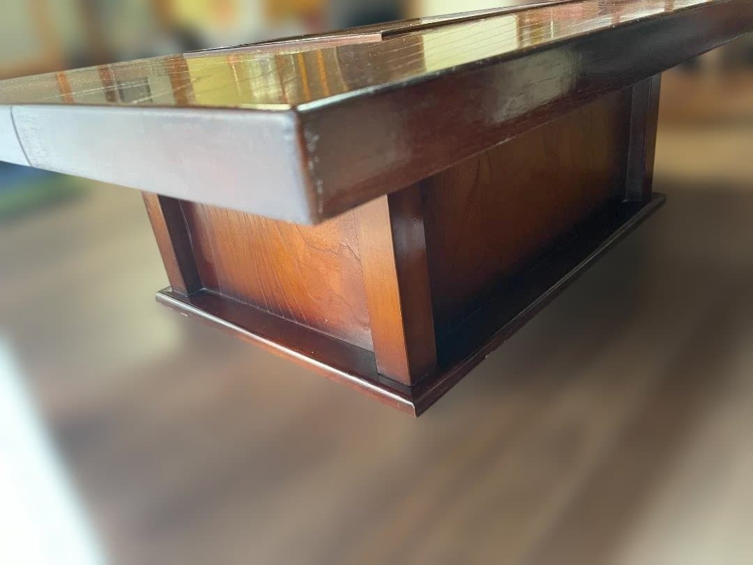 関西火鉢座卓 　囲炉裏 家具 ダイニングテーブル 炉端 収納付　12c110