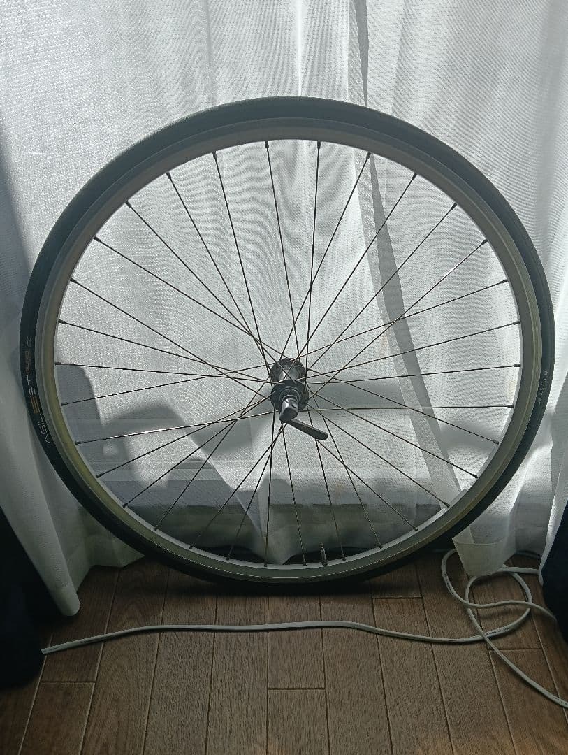 完組ホイールセット　araya 銀リム + 105 5700ハブ