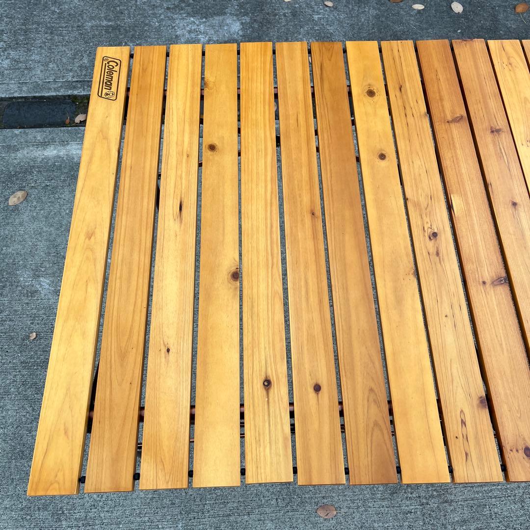 コールマン　ナチュラルウッドロールテーブルクラシック110