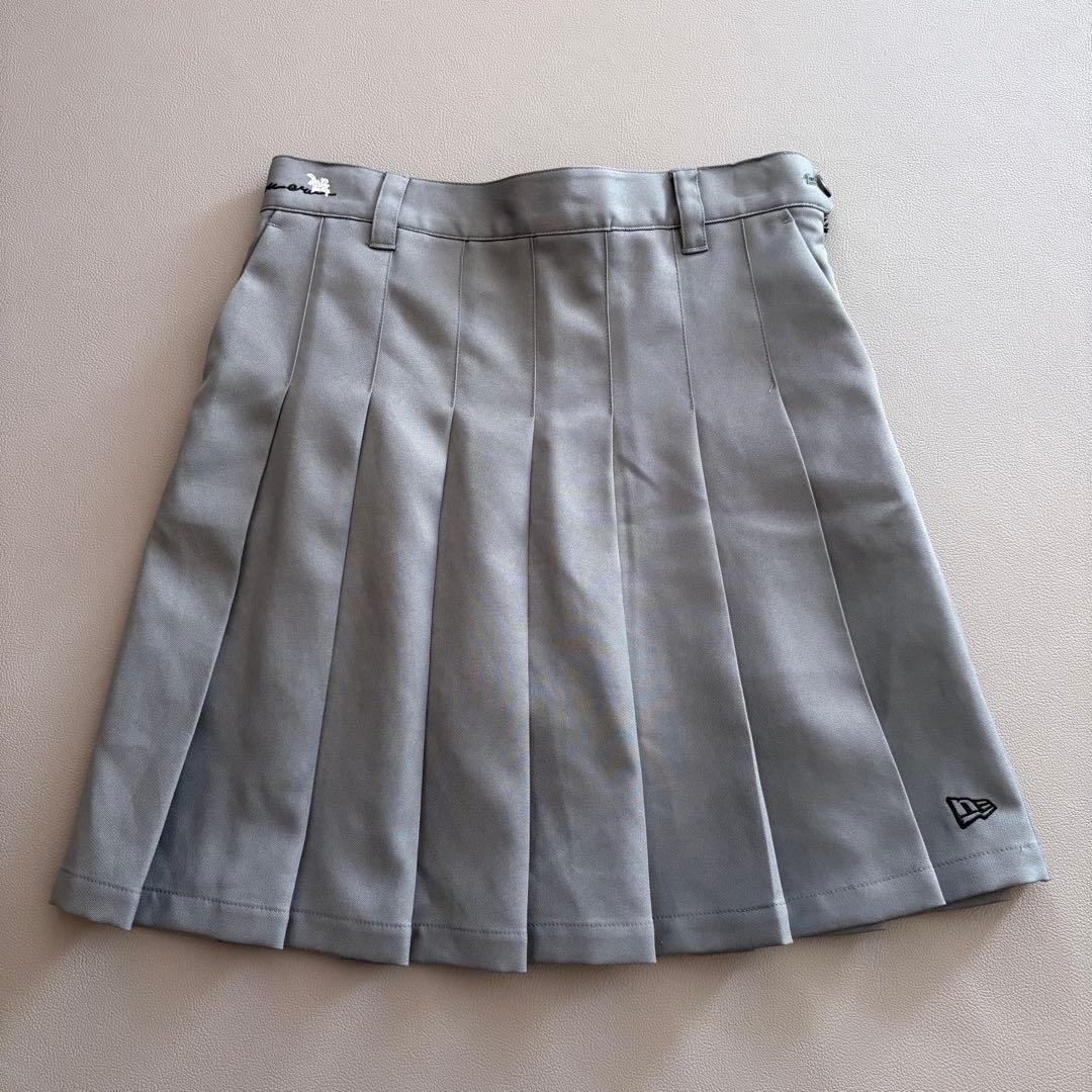 【NEW ERA】 ニューエラ ゴルフ 紺野ゆりコラボ スカート グレー L
