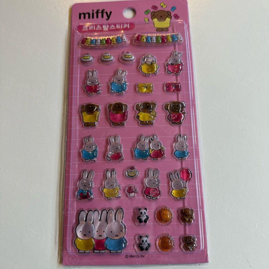 正規品 韓国限定 ミッフィー 4種 5セット 20枚 シール