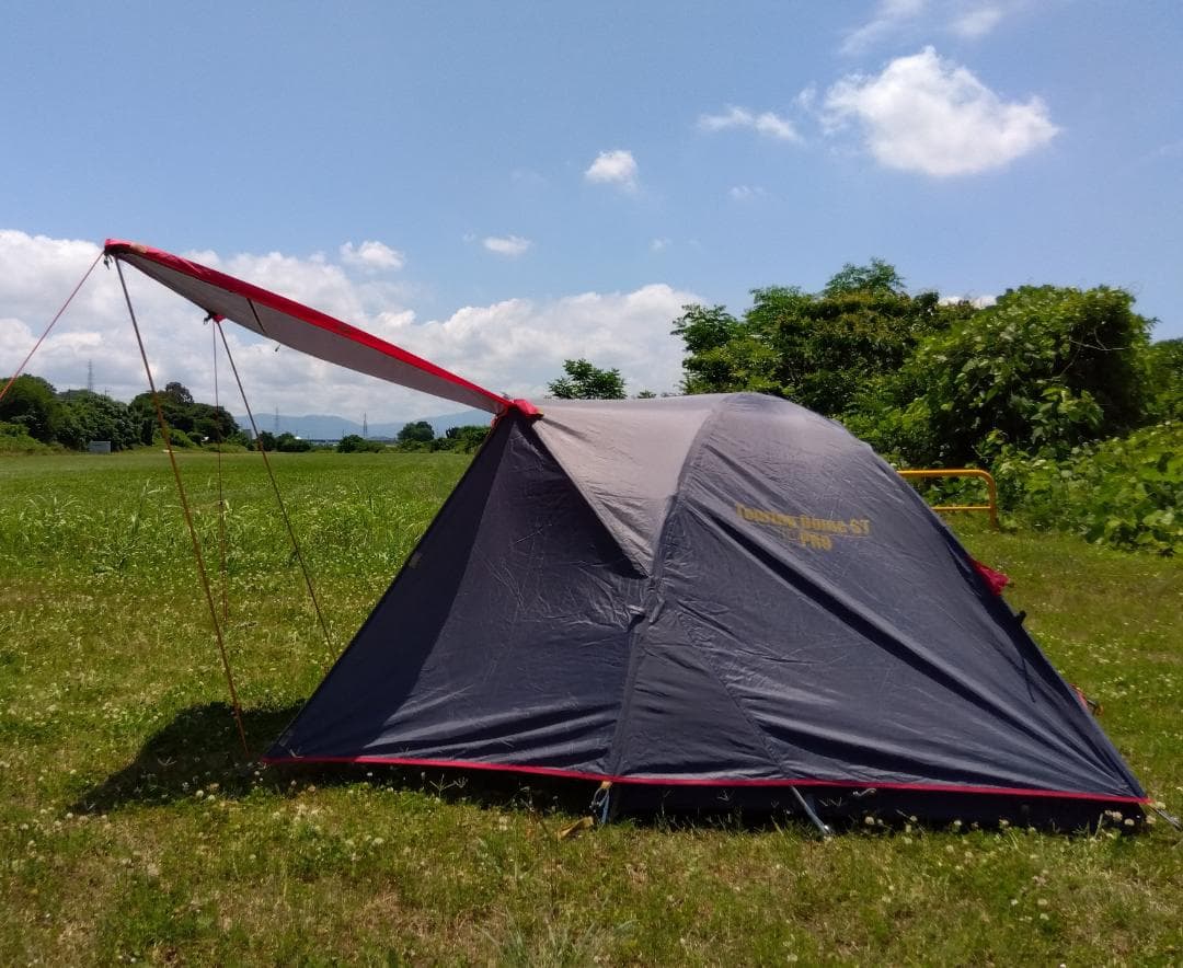 ☆とても綺麗☆限定色グレー×レッド☆コールマン☆ツーリングドームST☆テント☆