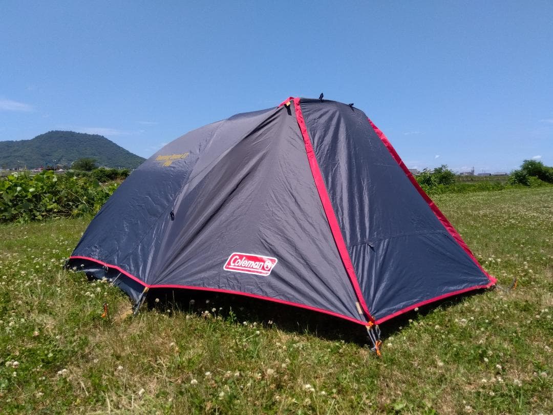 ☆とても綺麗☆限定色グレー×レッド☆コールマン☆ツーリングドームST☆テント☆