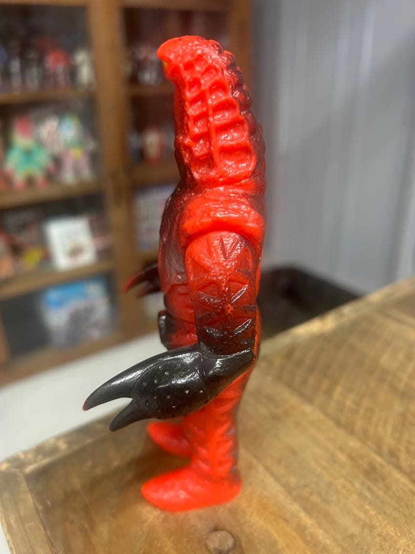 【美品】キングザウルスシリーズ　ゴドラ星人　フィギュア　ソフビ　当時もの