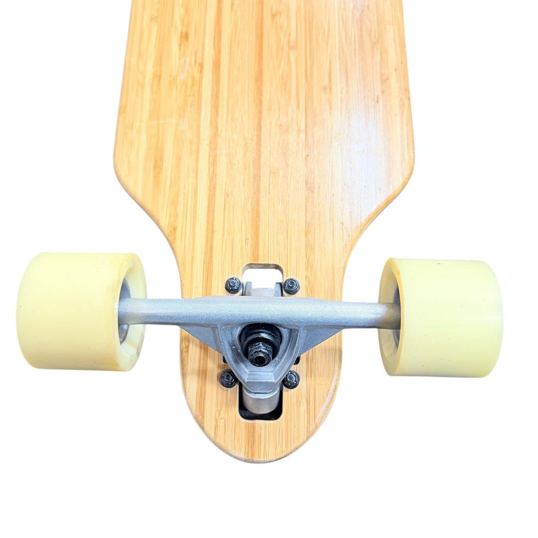 【極美品】WHITE WAVE WARRIOR ロングスケートボード 白