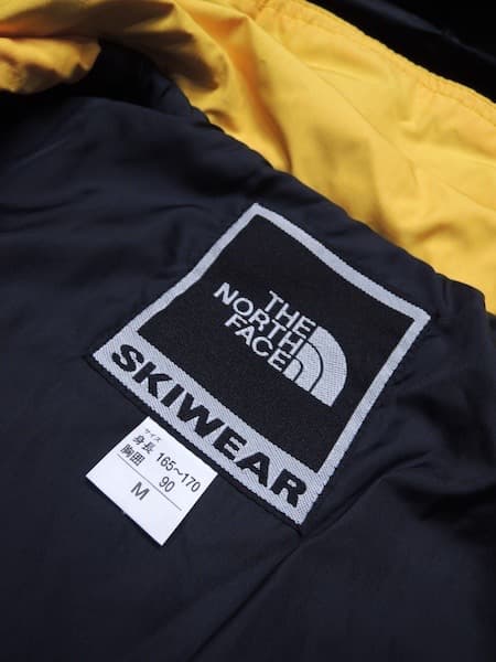 ノースフェイス スキージャケット●TNF-711/メンズM/黄色/オールド90s