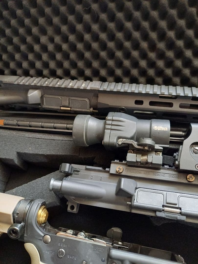 東京マルイ　MWS ショートガスガン ブラック/タン 光学機器付き　アッパー付き