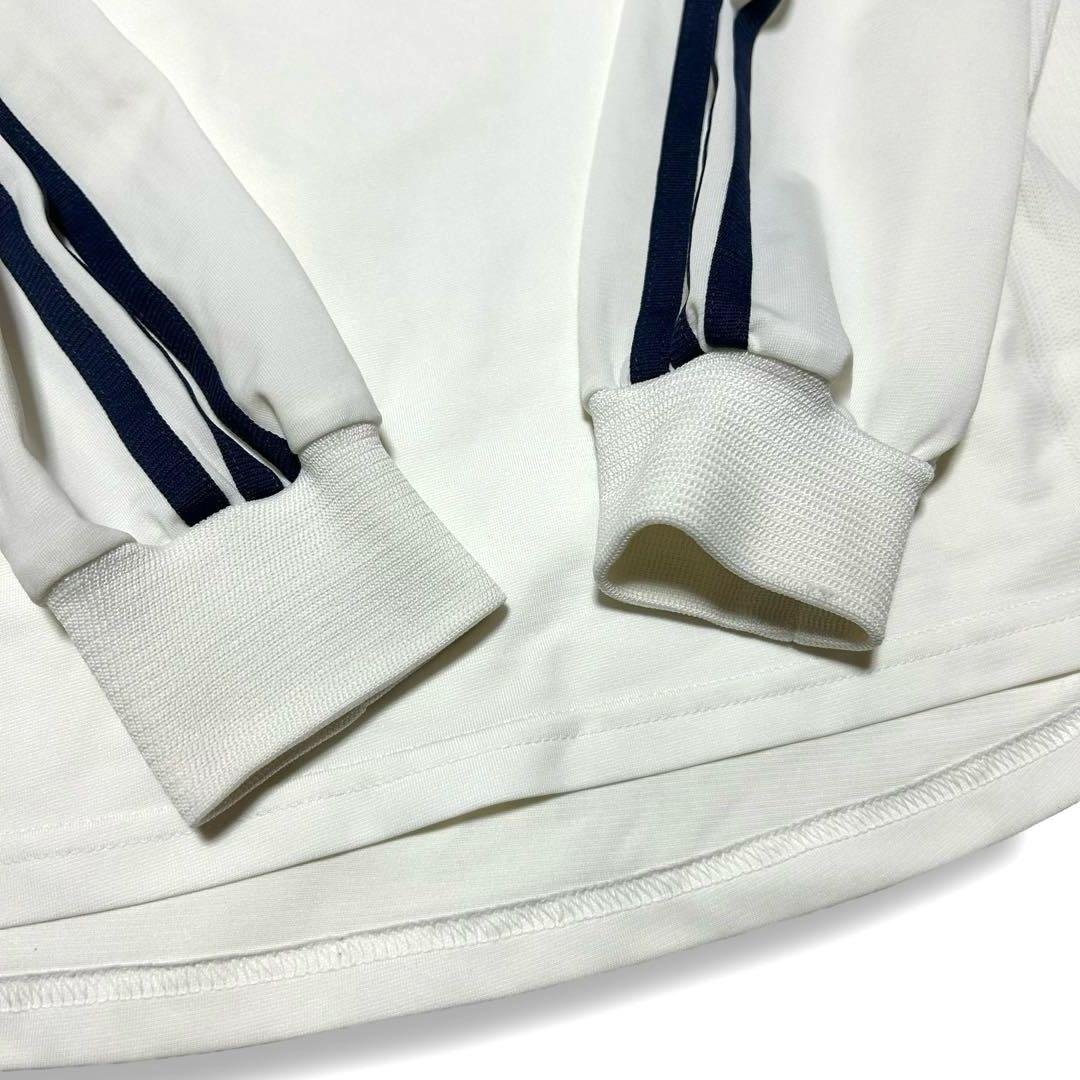 アディダス レアルマドリード 長袖 ユニフォーム ホワイト XL 刺繍