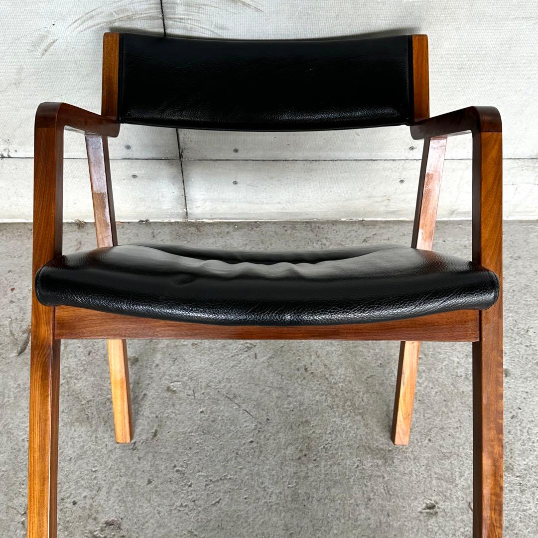 ✦ 廃盤モデル✦シギヤマ家具 CITY LD CHAIR 岩倉榮利デザイン 本革