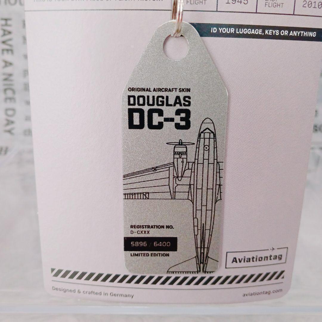 ☆Douglas DC-3☆ Aviationtag 実機外板 海外限定 希少品