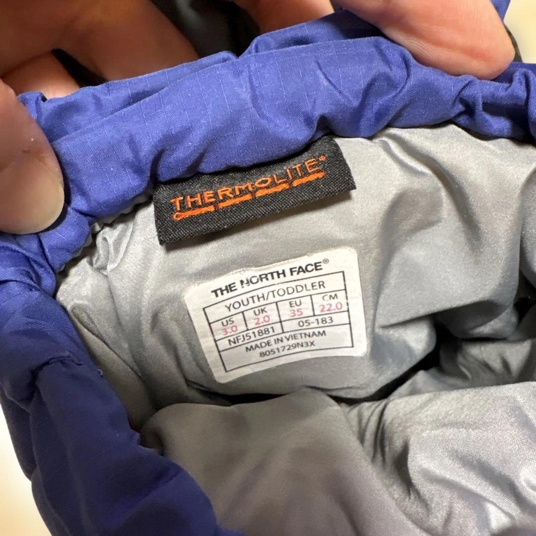 コロンビア　子ども用スキーウェアセット　ノースフェイススノーブーツ