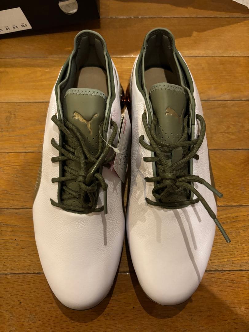 PUMA プーマ　イグナイトプロアダクトG LUX ゴルフ　オリーブグリーン