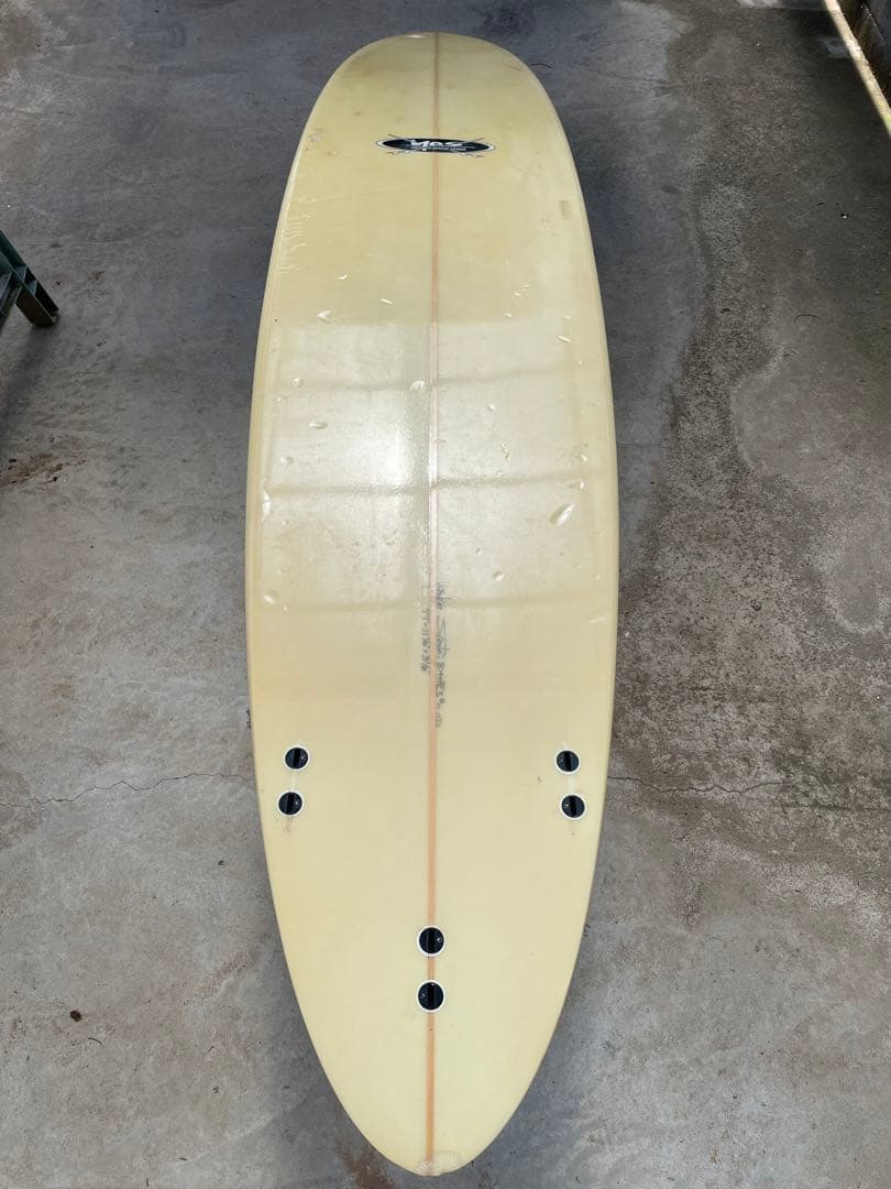 YASサーフボード　7.7f ミッドレングス　鈴木康弘　モス　ウェーブライオン