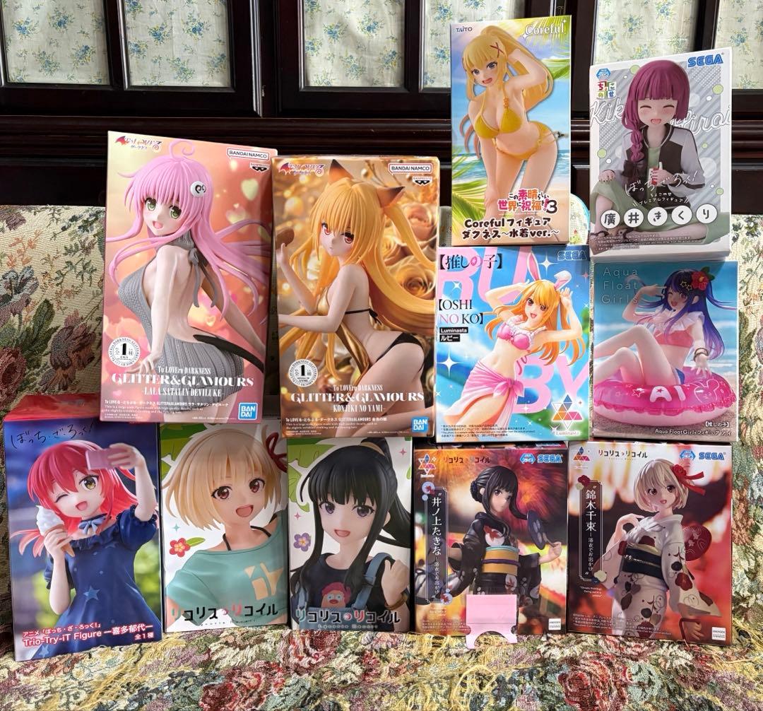 推しの子、着せ恋、To LOVEる、ぼっちざろっくなどフィギュア15個まとめ売り