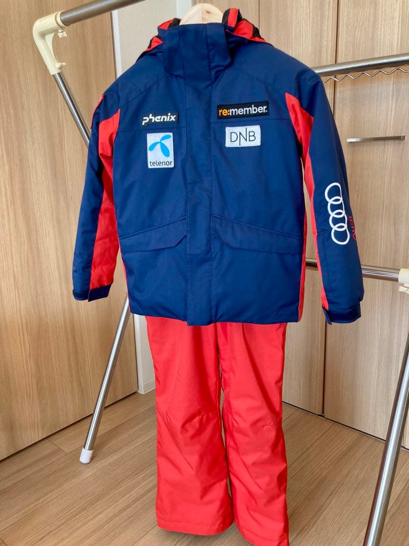 Phenix スキーウェア 130cm ノルウェーモデル　Audiロゴ レア希少