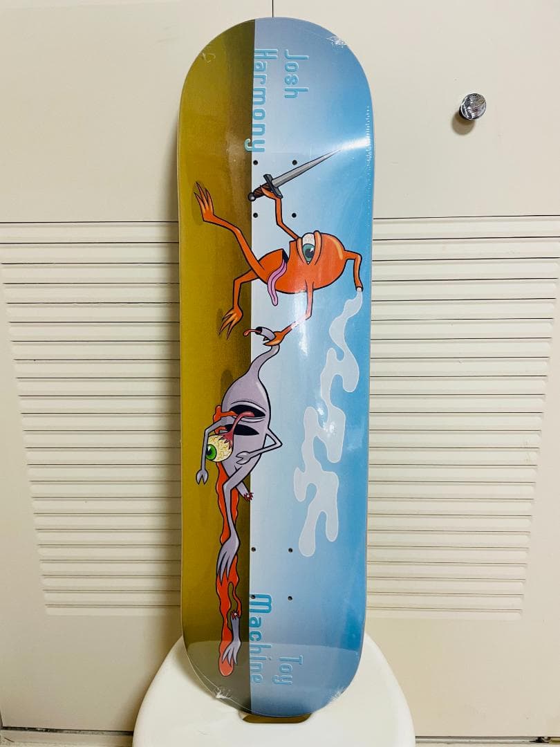 台湾製無地黒デッキテープ付き TOY MACHINEトイマシーン8.25デッキ