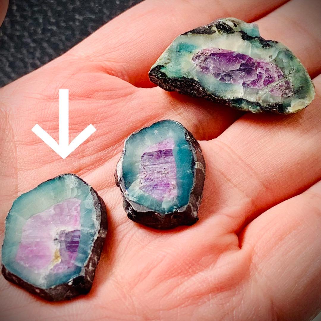 珍品！カシミールサファイアスライスb