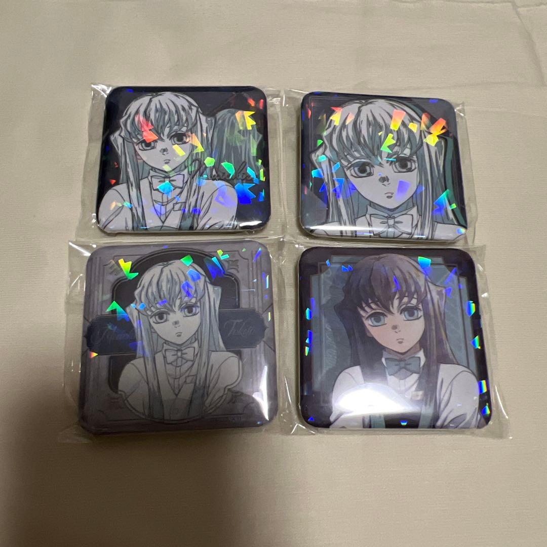 鬼滅の刃 モクテル ロト グリッター缶バッジ 時透無一郎