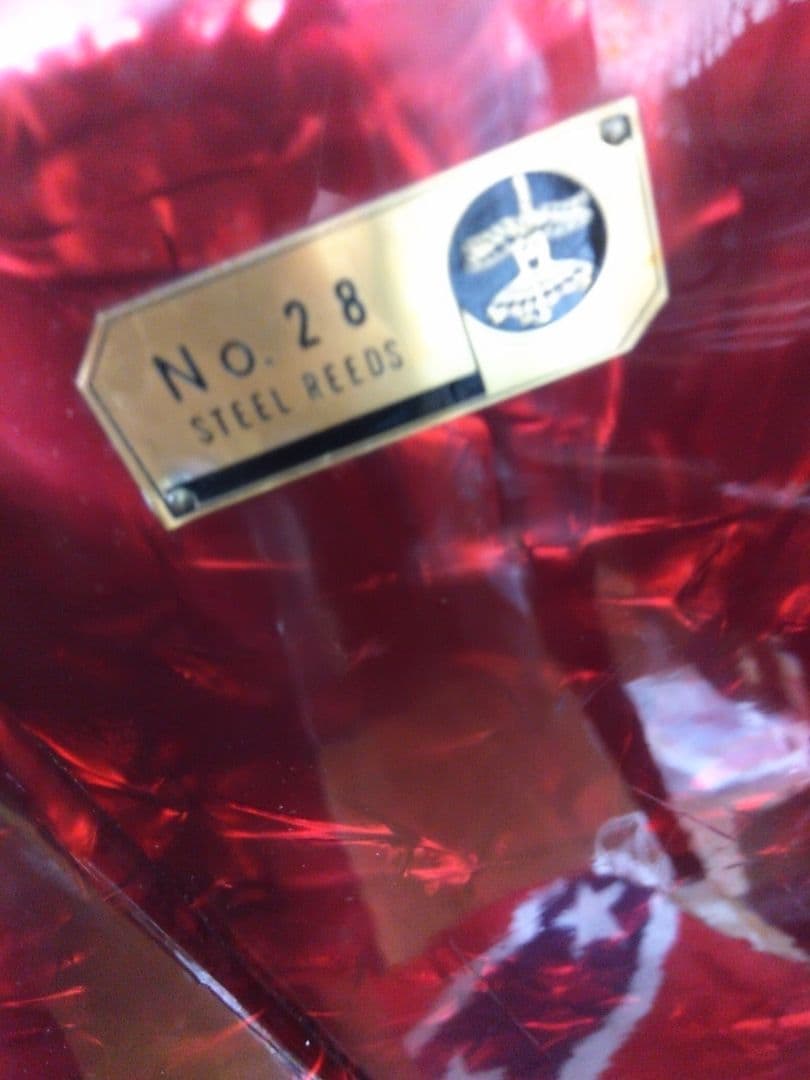 【メンテ完了品】 トンボ アコーディオン No.28 赤（即演奏可）ケース付