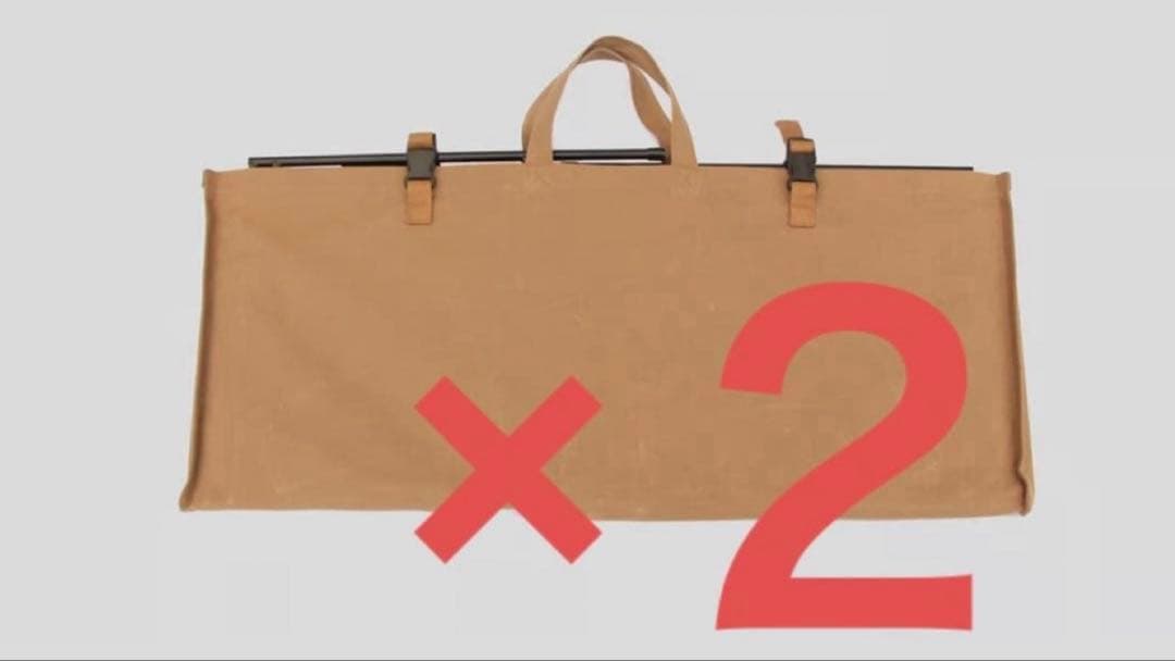 アイアン工房　アイアンテーブル細板×２　テーブル連結用プレート 収納バッグ×２