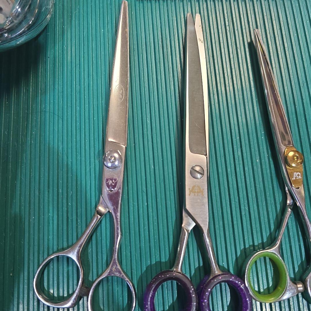 Oblue トリミングハサミ 4本セットおまけシザー付き