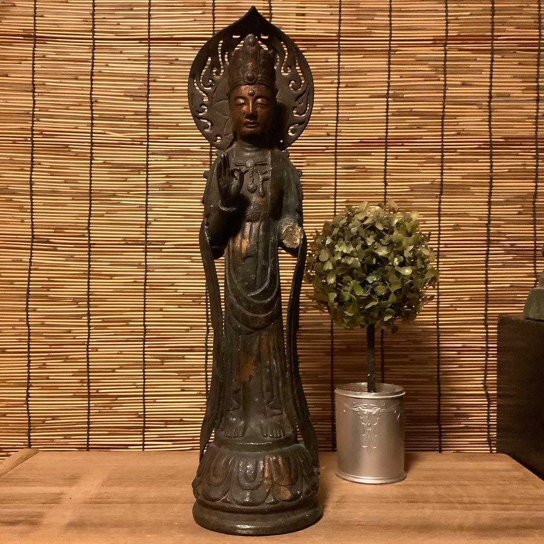 朝鮮・身代観音「難避け観世音菩薩」高句麗・百済・新羅・左腕残欠・寺院・古銅