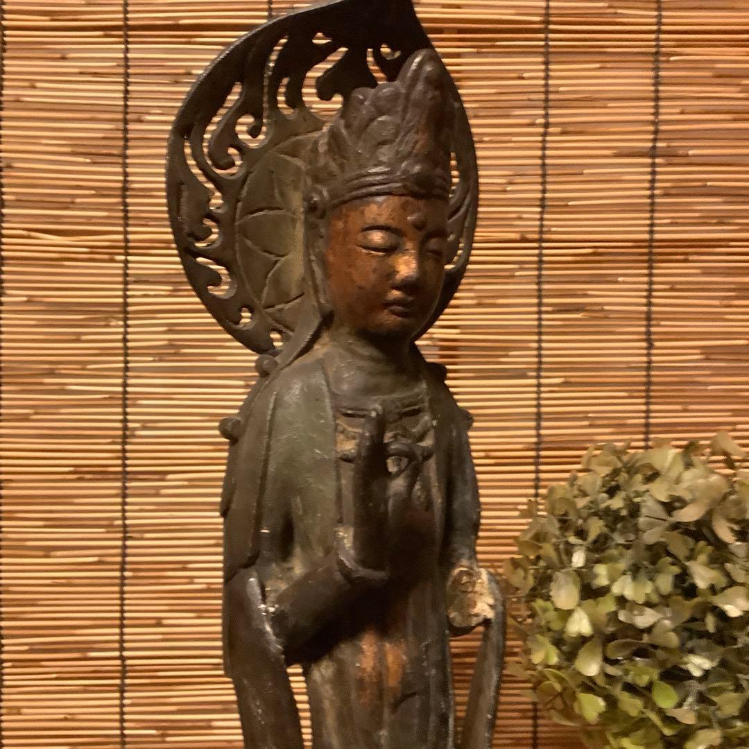 朝鮮・身代観音「難避け観世音菩薩」高句麗・百済・新羅・左腕残欠・寺院・古銅