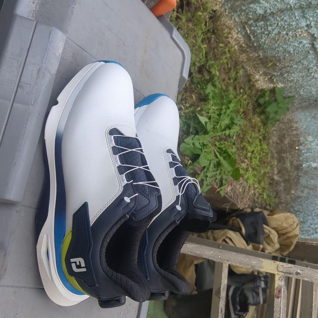 FootJoy X25 ゴルフシューズ ホワイト/ネイビー