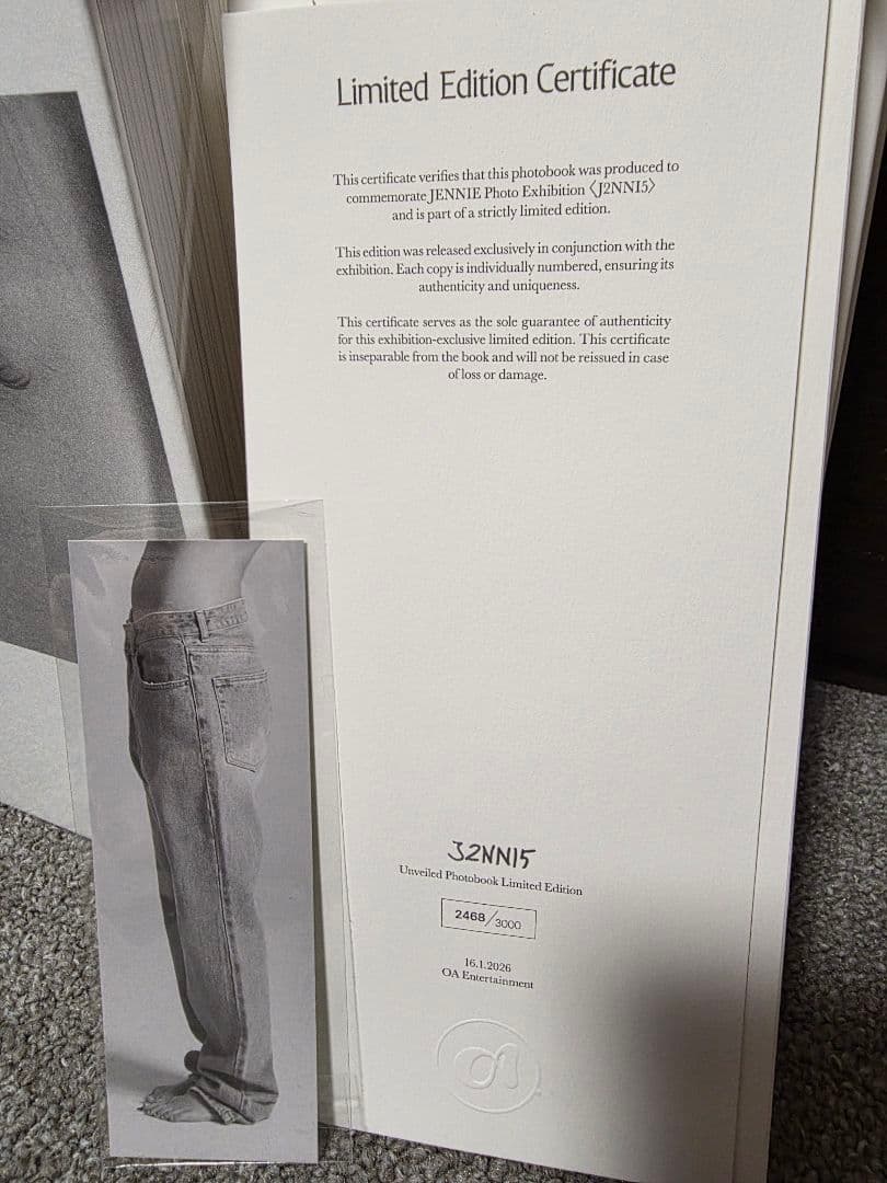 J2NNI5 JENNIE popup フォトブック