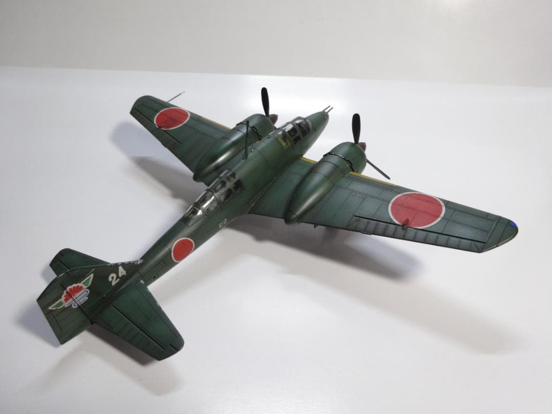 ハセガワ1/72「百式司令部偵察機Ⅲ型改 防空戦闘機」完成品