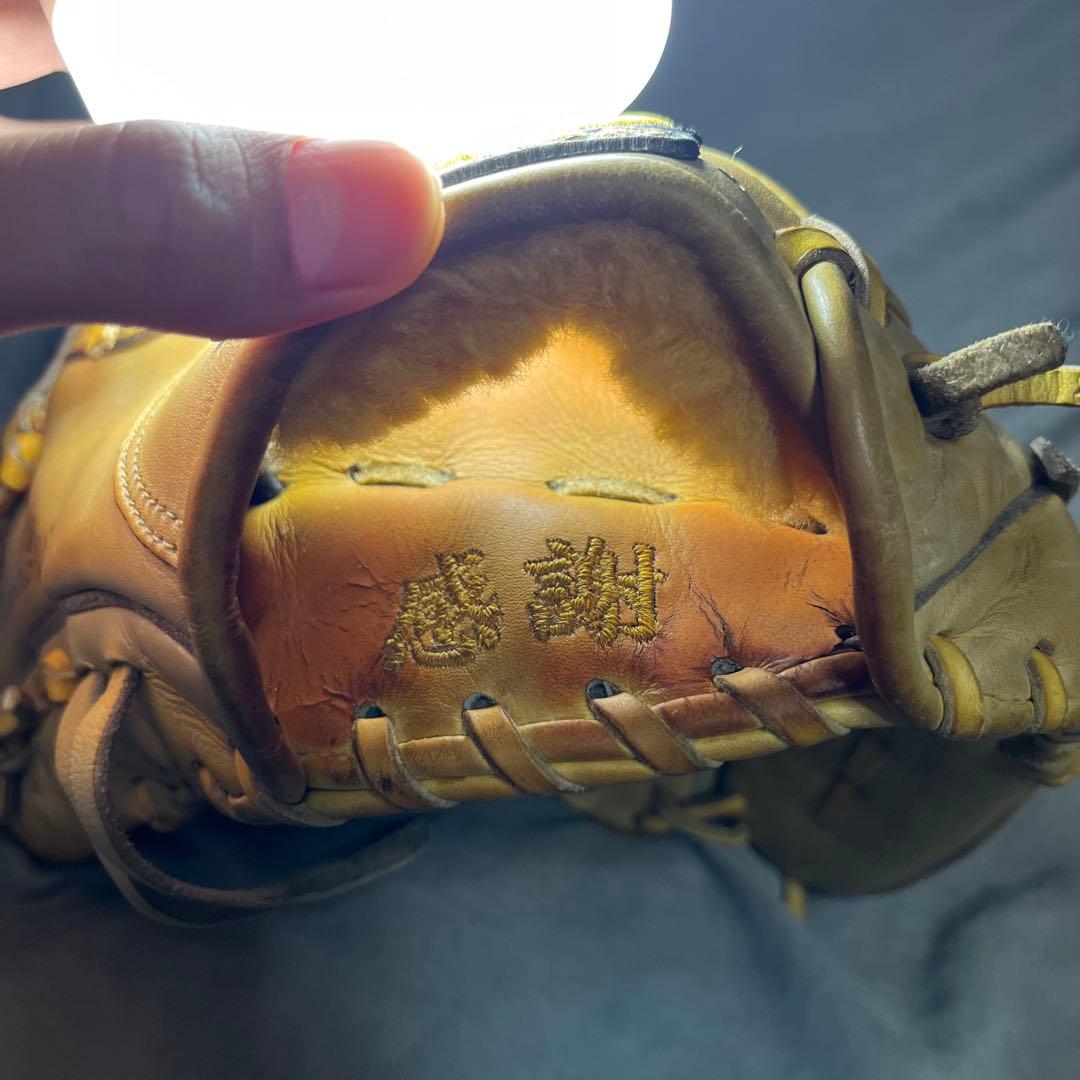 ミズノプロ　硬式投手用グラブ　旧タグラベル　左投げ用　左利き