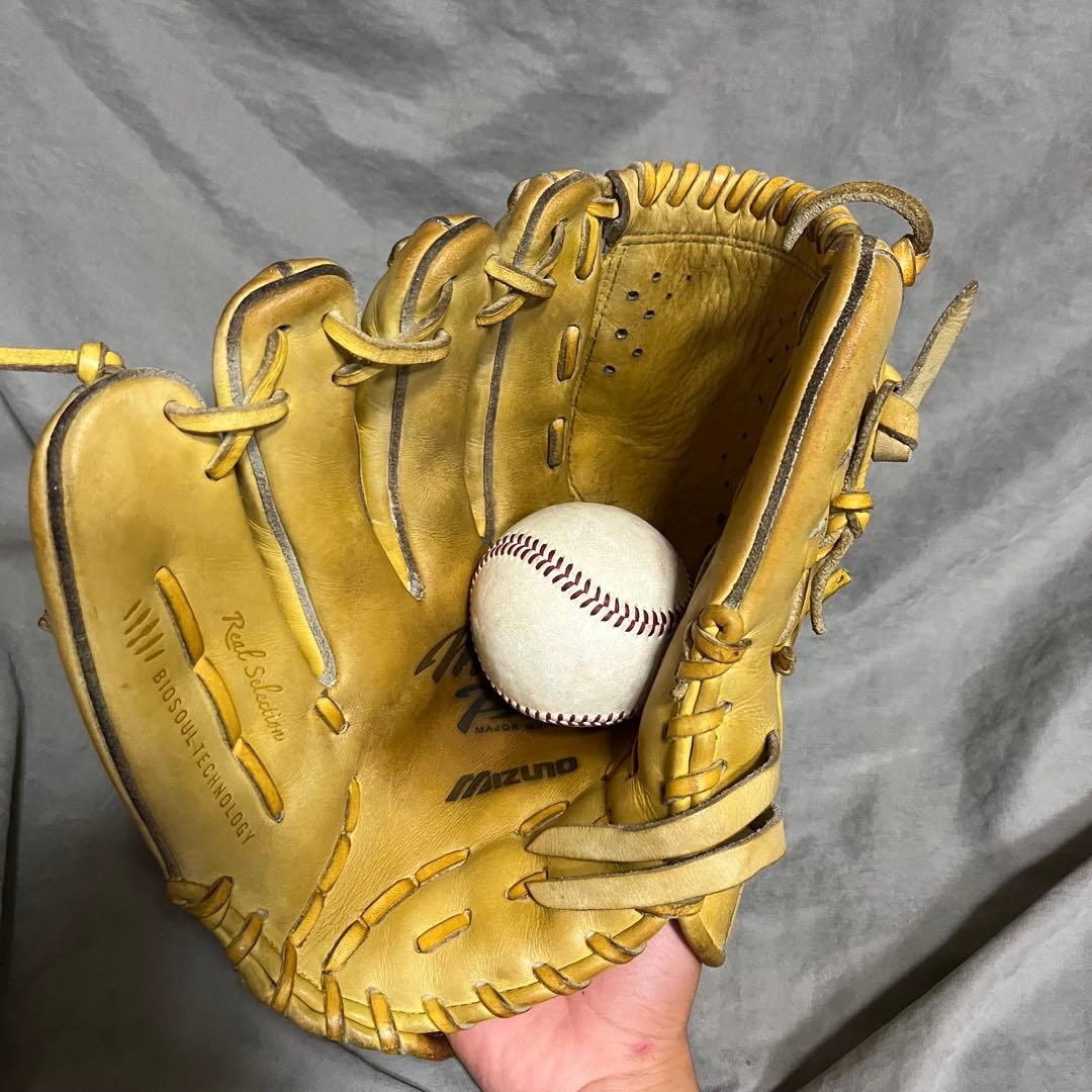 ミズノプロ　硬式投手用グラブ　旧タグラベル　左投げ用　左利き