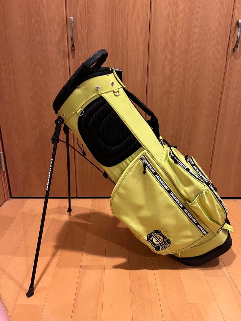 JACK BUNNY キャディバッグ イエロー