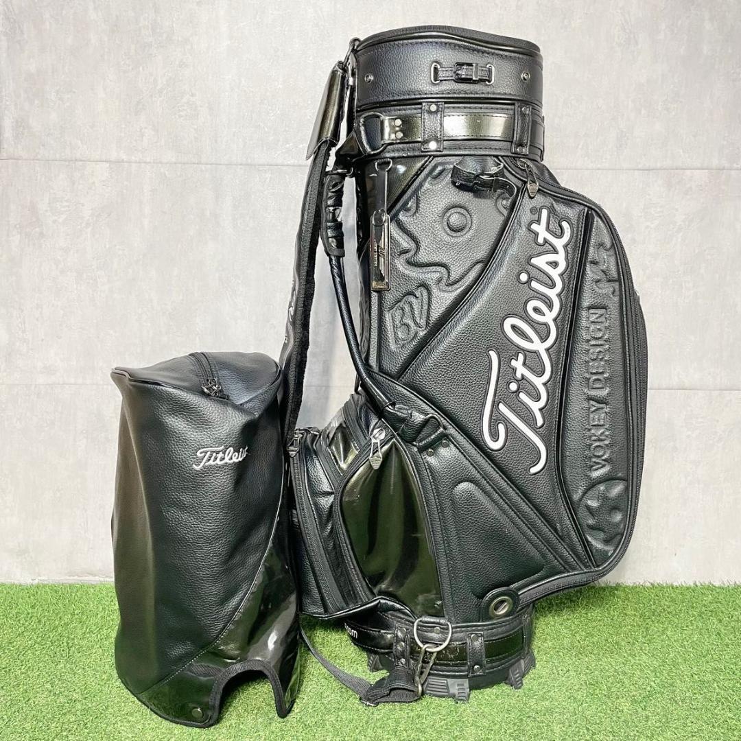 【希少】タイトリスト ヴォーケイデザイン キャディバッグ ゴルフバッグ ブラック