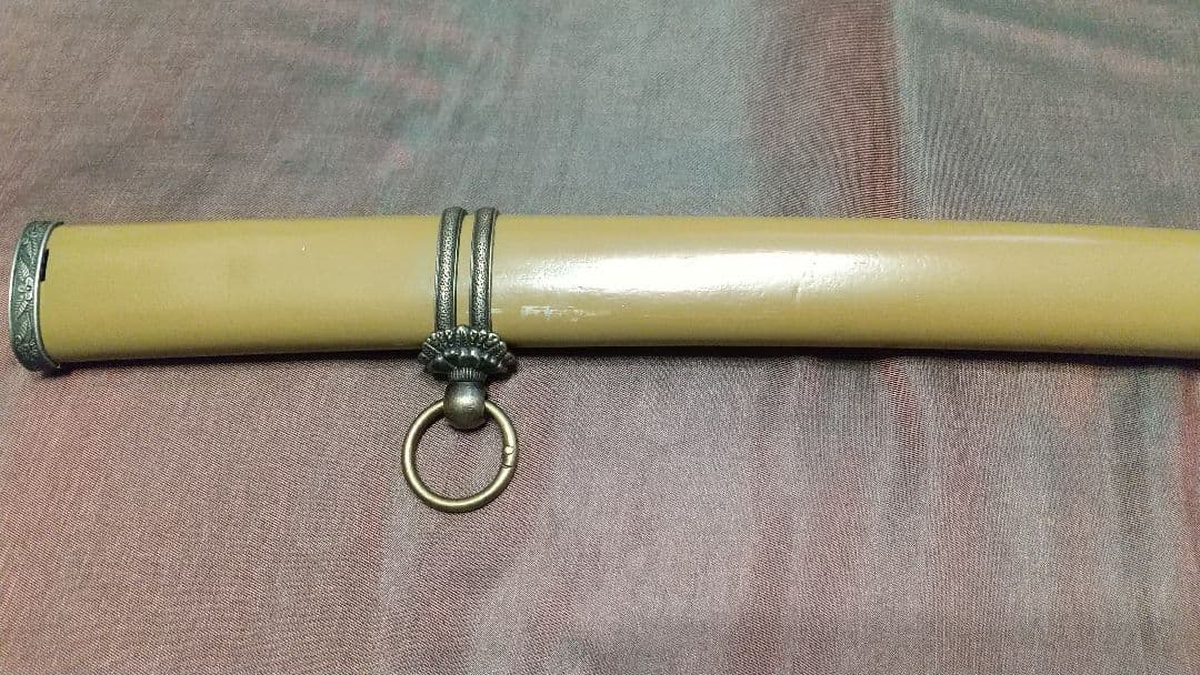 【アルミ鞘】鞘 軍刀 日本刀 刀剣 拵え 佩鐶 責金 鐺 石突 口金 日本軍