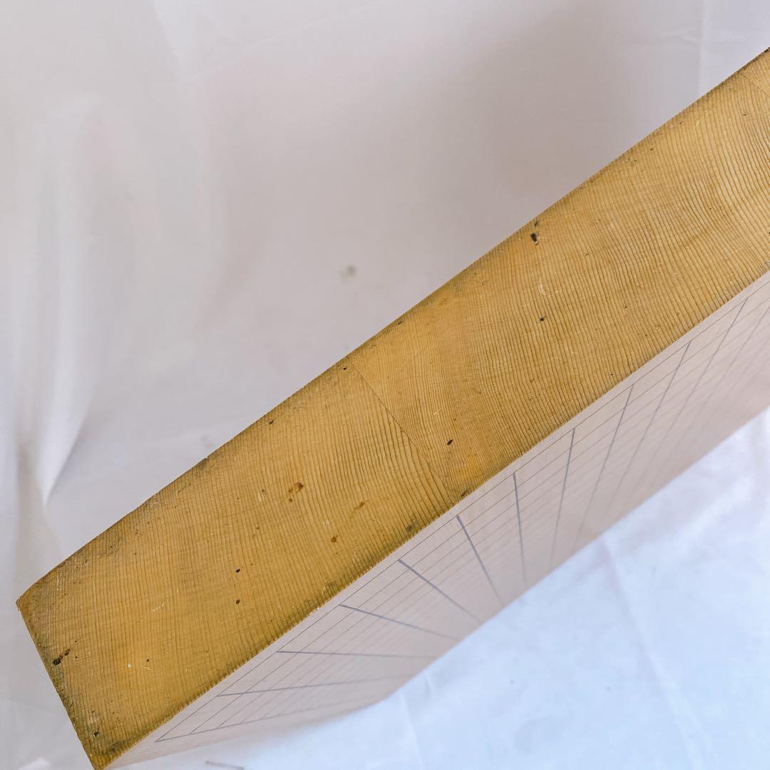 卓上碁盤　碁石　蛤碁石　那智黒　碁笥　木製　本寸　白181個　黒179個　囲碁