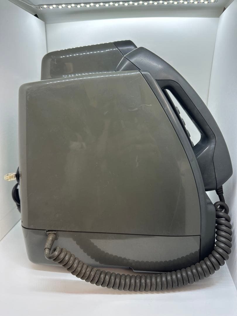 ジャンク品 ヴィンテージ 昭和 レトロ プッシュ式 公衆電話 電話 インテリア