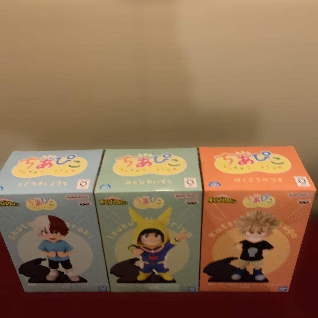 ゆ*う様 僕のヒーローアカデミア ちあぴこ　フィギュア 3体セット