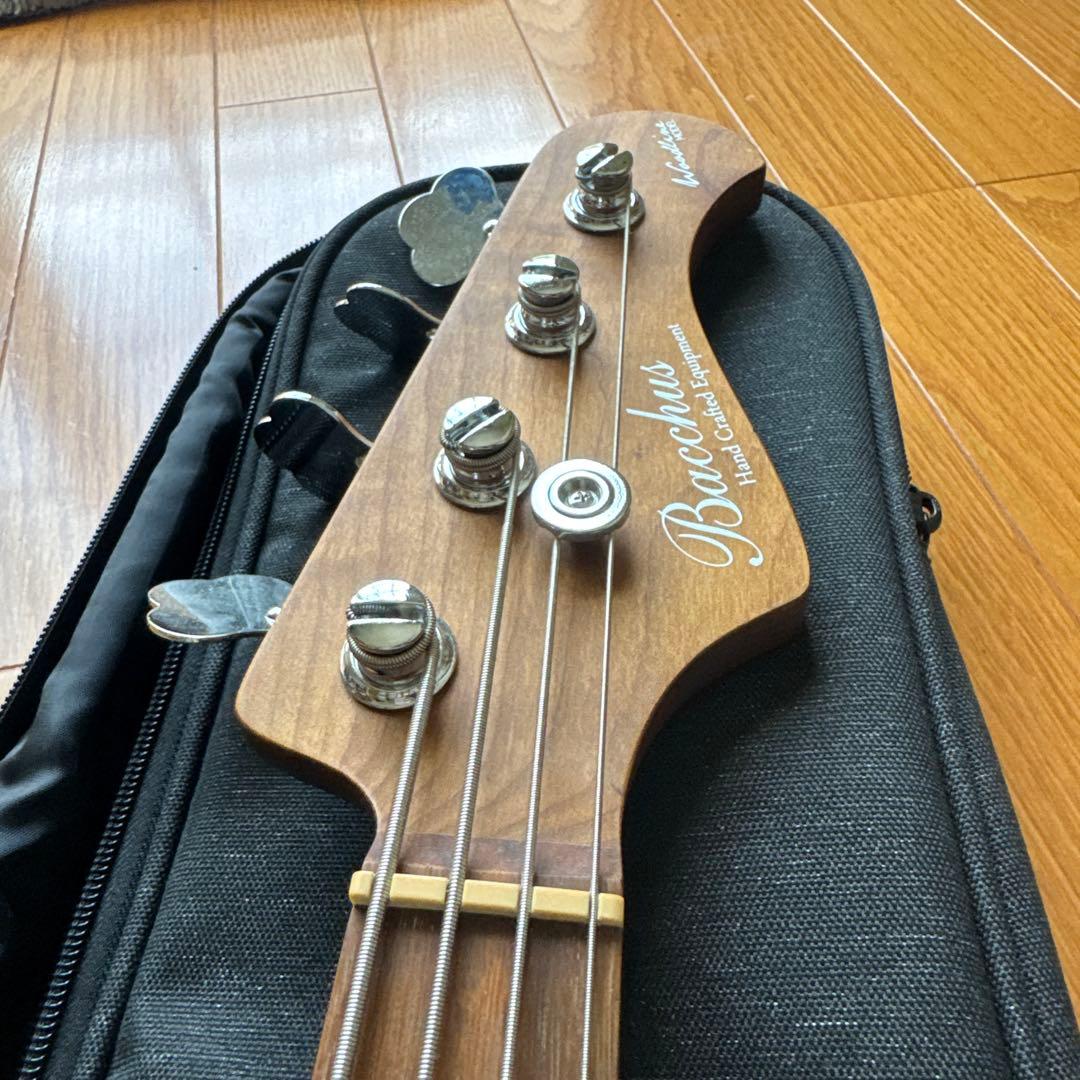 Bacchus ベース　弦、ケース付き