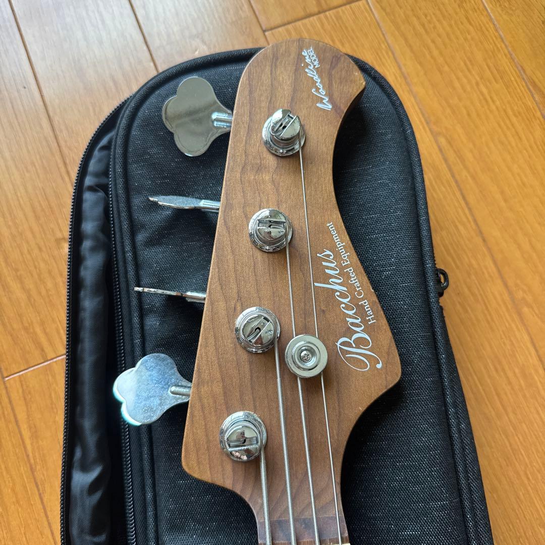 Bacchus ベース　弦、ケース付き
