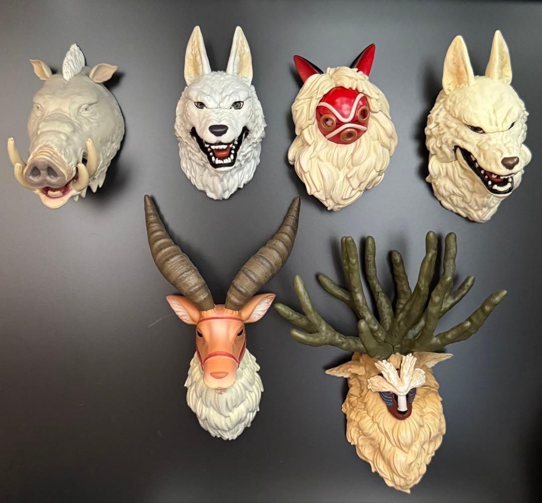 もののけ姫　フェイスマグネットコンプリート　ジブリ